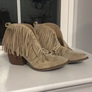 Suede booties